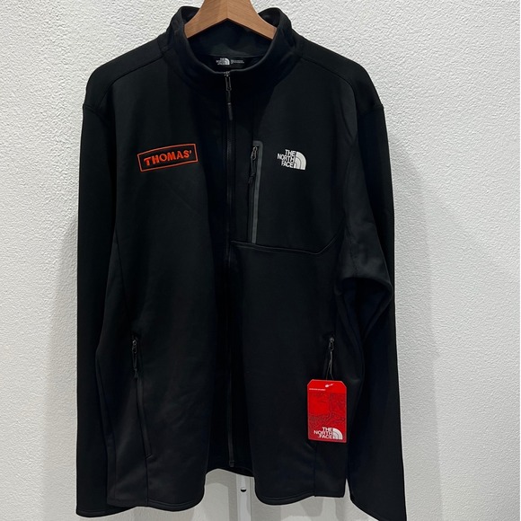 The North Face Other - NWT‎ The North Face Skyline Full Zip Fleece Jacket Mens Large Black Company Logo